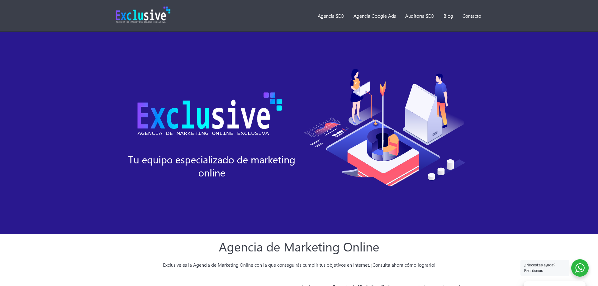 Ver detalles de la Empresa Exclusive - Agencia de Marketing Online